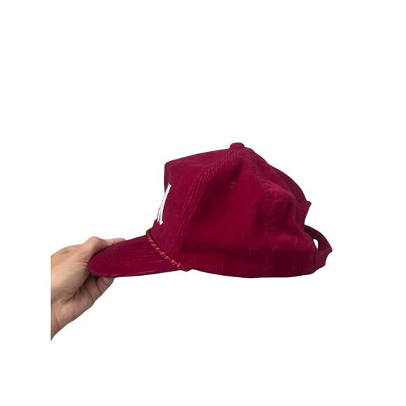 VTG Texas A&M University Aggies Snapback Hat Cap Maroon Moja Corduroy Rope - Picture 2 of 8